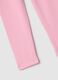Girls' pink stretch cotton slim-fit leggings_3