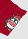 Red Christmas boxers in pure cotton with regular fit and print_1
