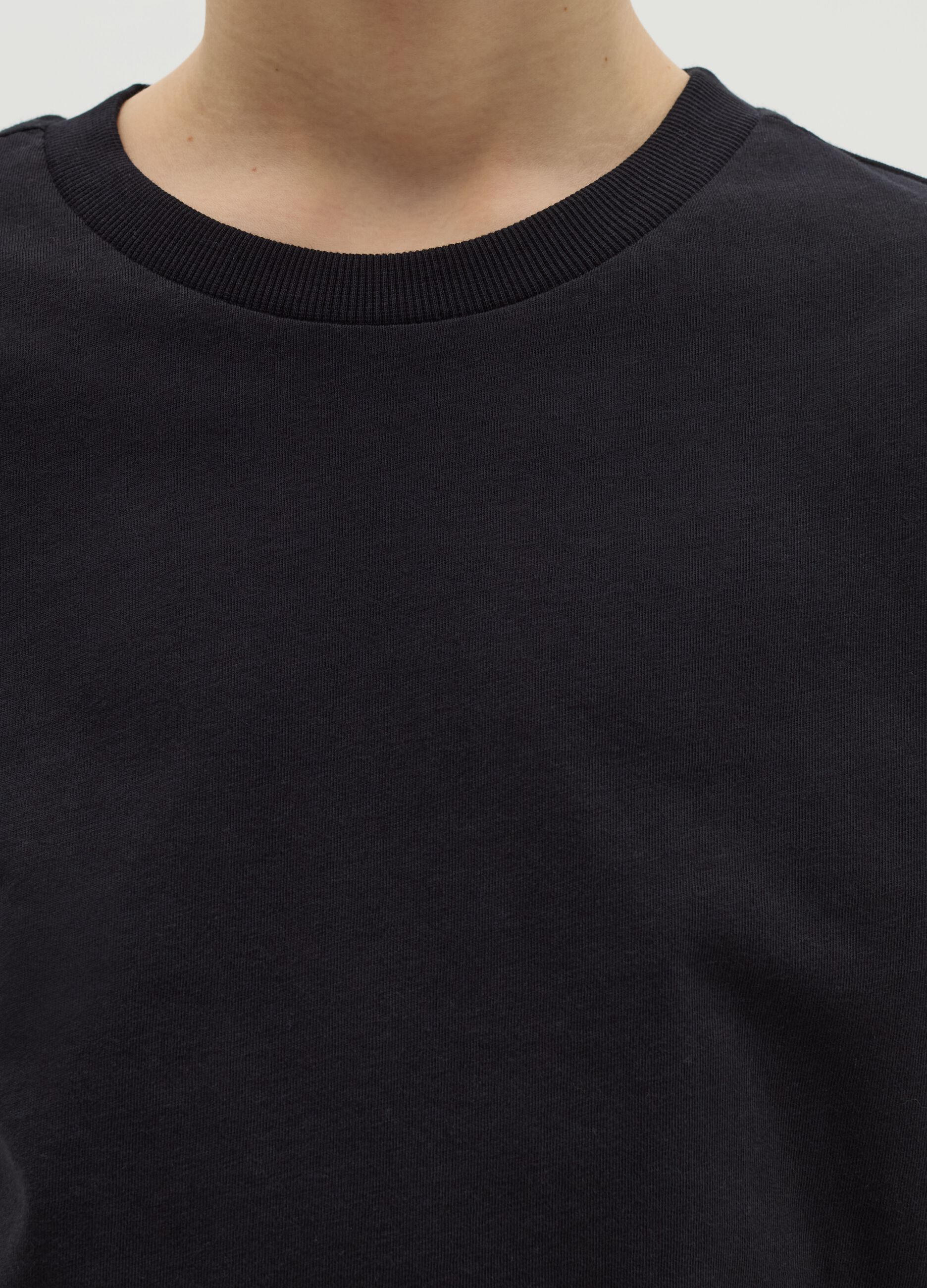 T-shirt maniche lunghe in cotone bio