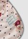 Blue padded hooded jacket with heart print for baby girl_3