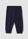 Blue joggers in 100% organic cotton_1