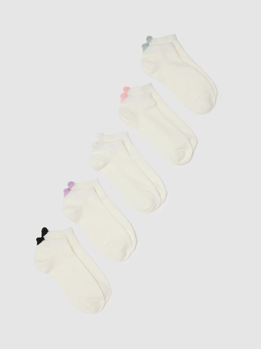 White short socks with pompons by Ovs_0