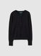 Black Regular Fit Viscose Blend Cardigan_4