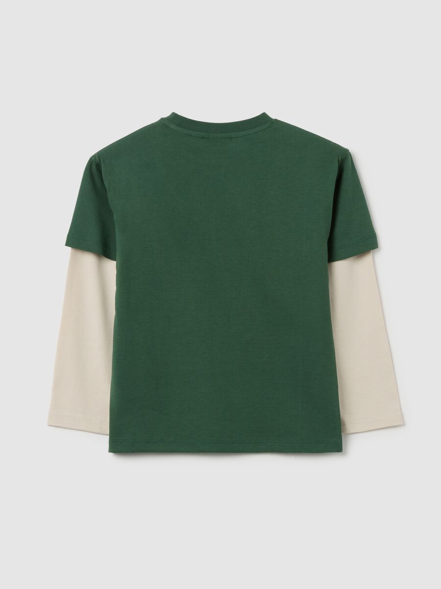 Children's Green Pure Cotton T-Shirt - Regular Fit_1