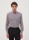 Easy-iron multicolour cotton-blend shirt with button-down collar, regular fit_0