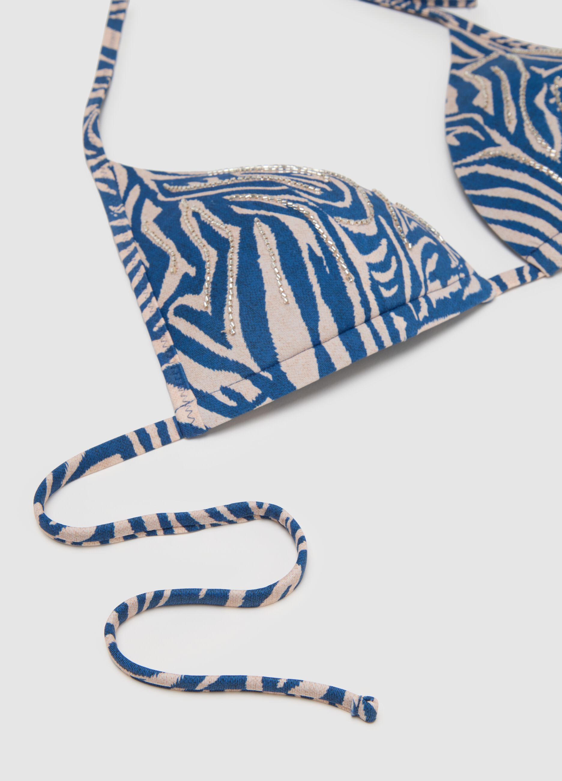 Women's Multicolour Stretch Blend Bikini