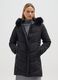 Long Black Hooded Down Jacket_1