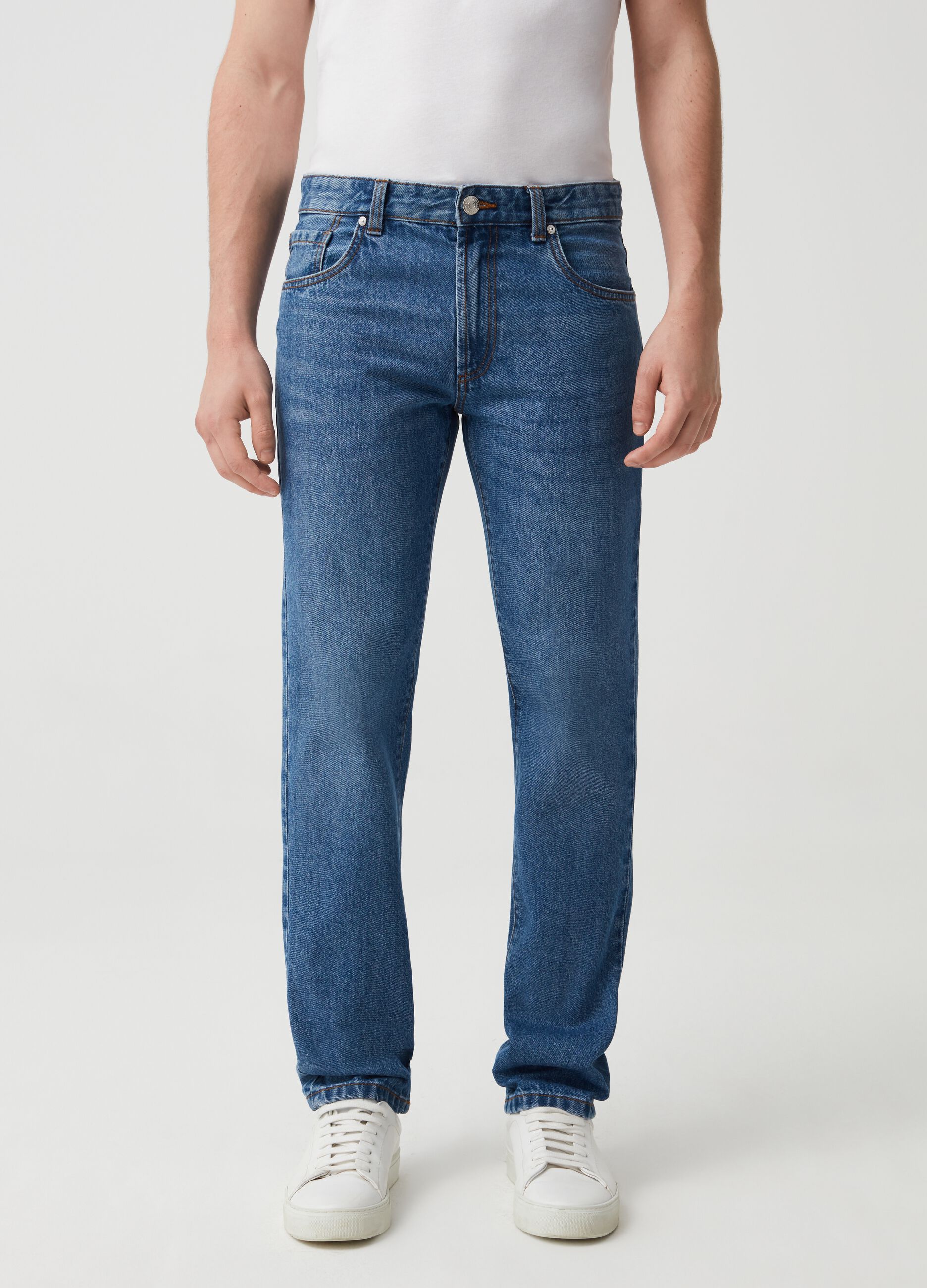 Jeans regular fit cinque tasche_1