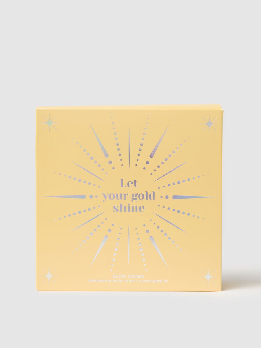 TIME TO SHINE KIT SHINE GOLD x2 (gold oil + body lotion)_0