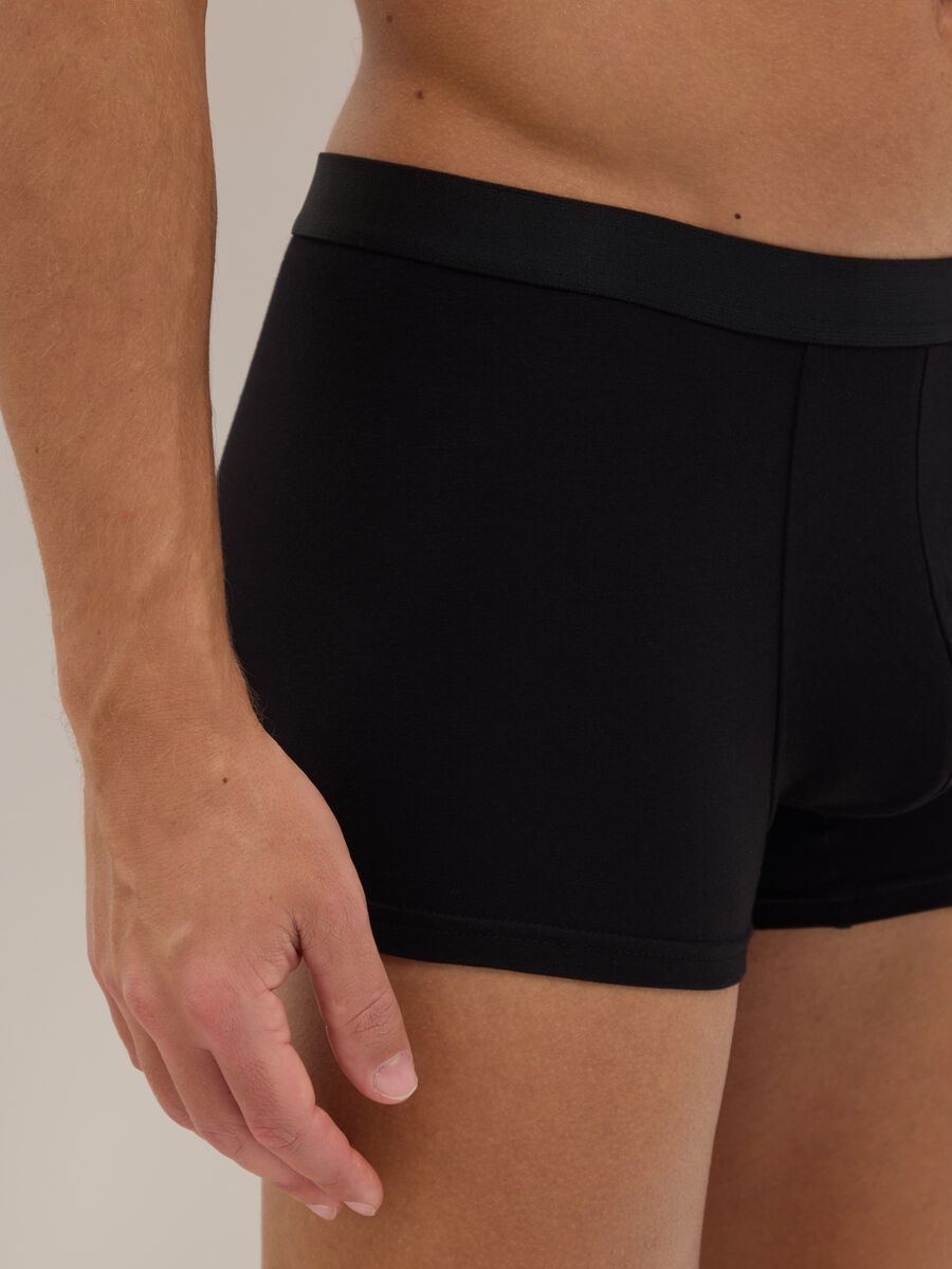 Multipack boxer neri in cotone elasticizzato regular fit_3