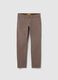 Pantalone chino regular fit in cotone stretch_4