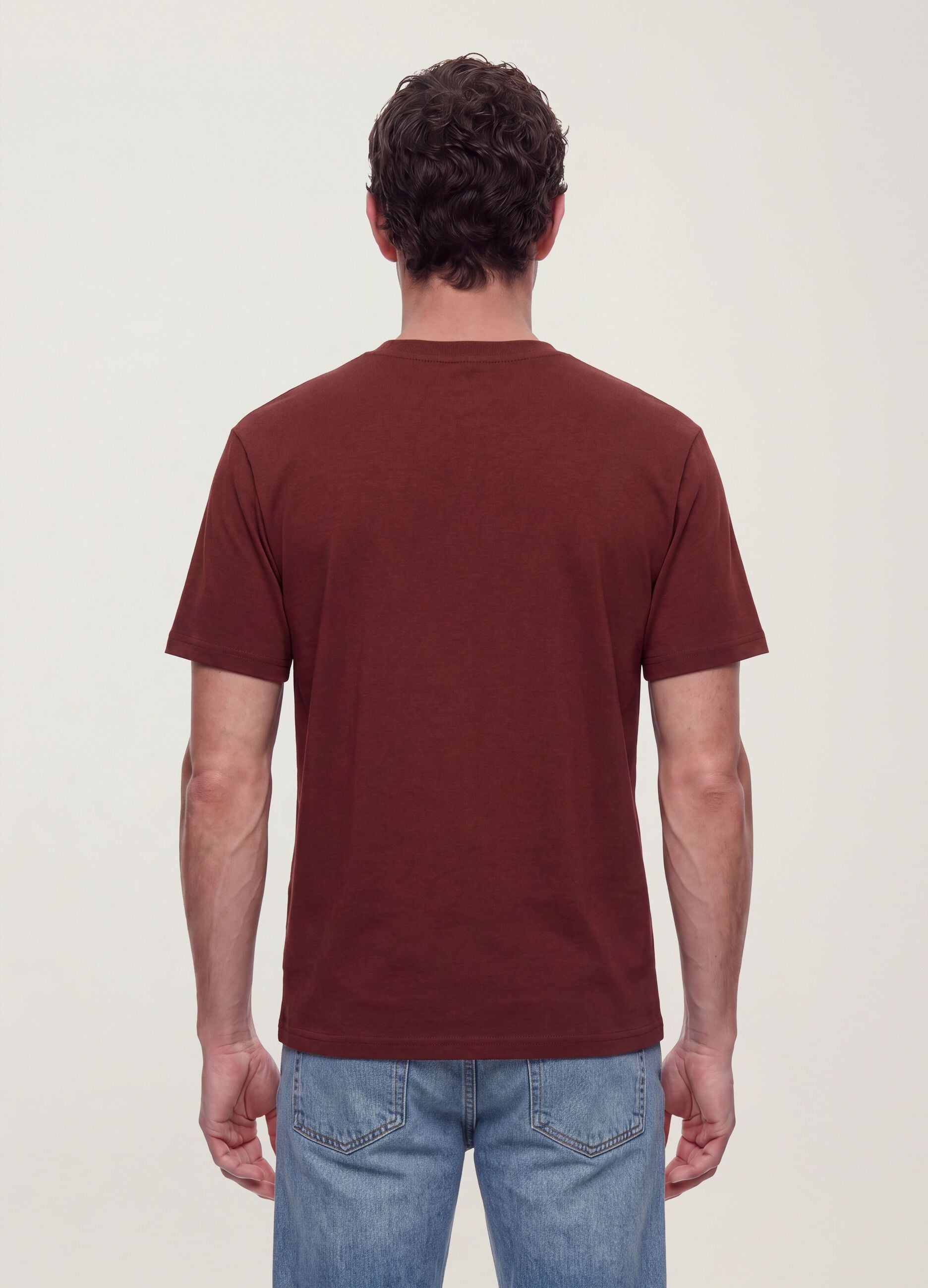 Red The Iconic Tee pure cotton short-sleeve T-shirt, relaxed fit