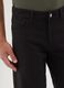 Men&rsquo;s black Bermuda shorts in stretch cotton with regular fit_2