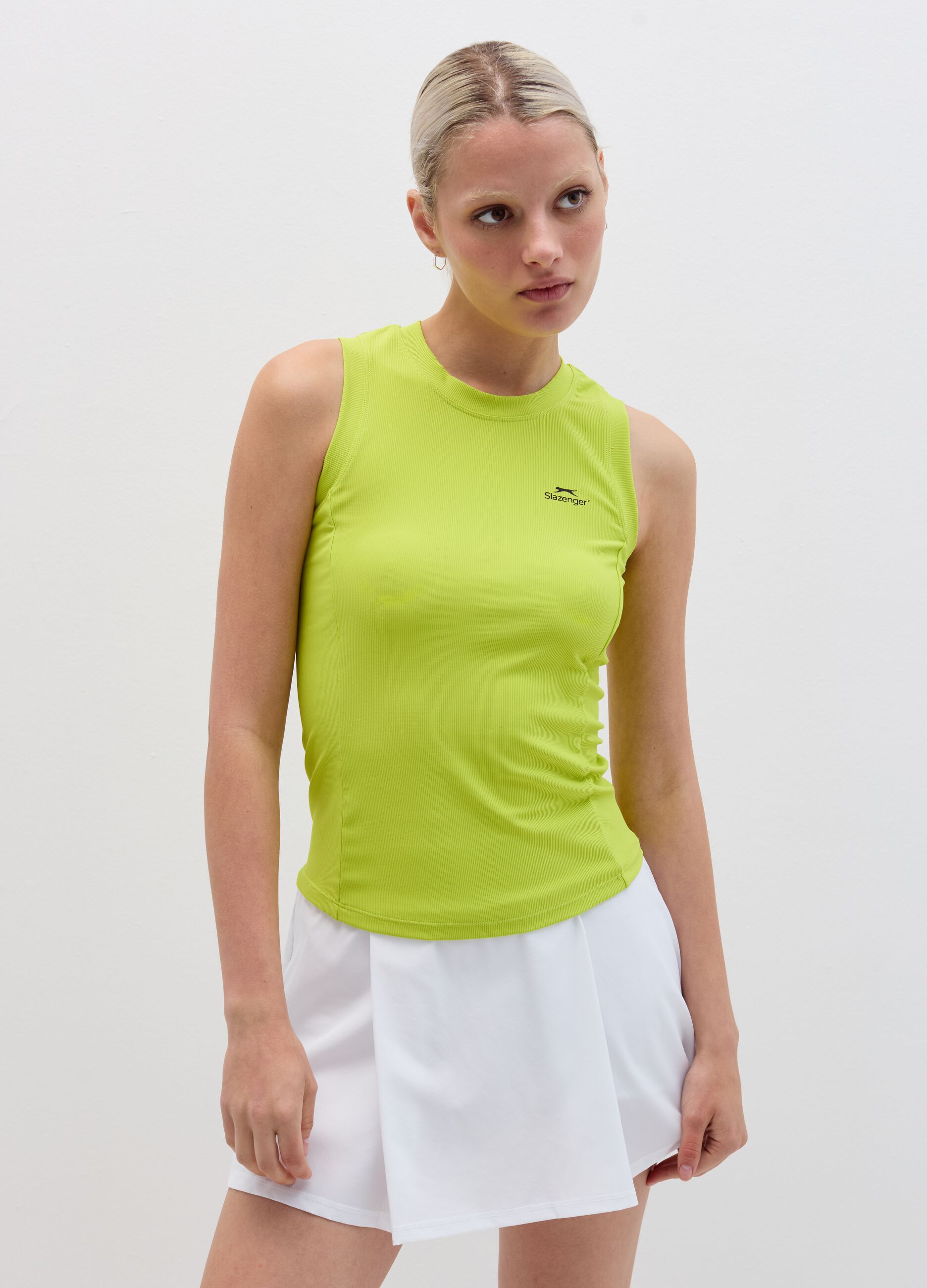 Tank top da tennis a costine Slazenger