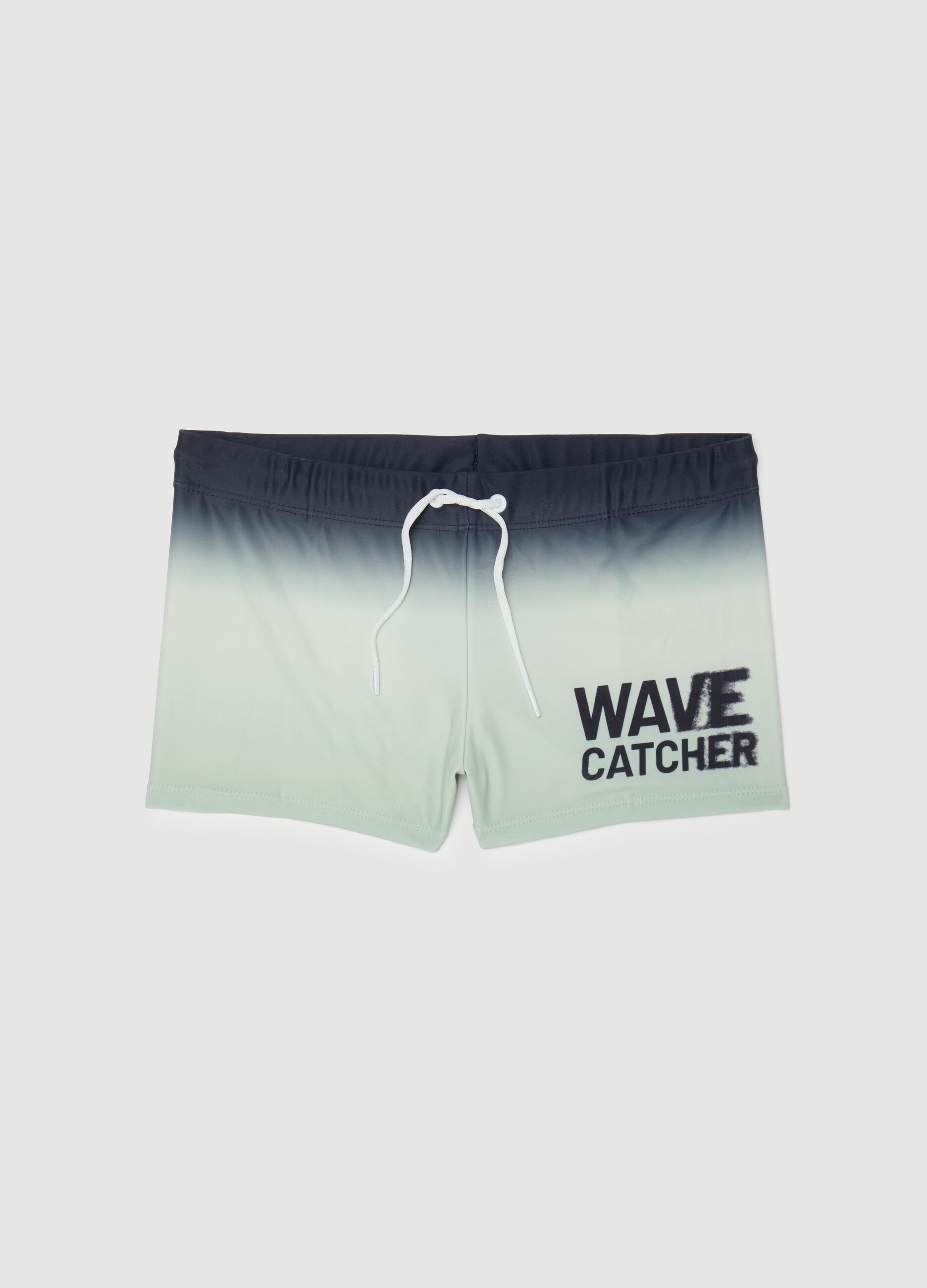 Multicolour Stretch Fabric Boys' Swim Briefs