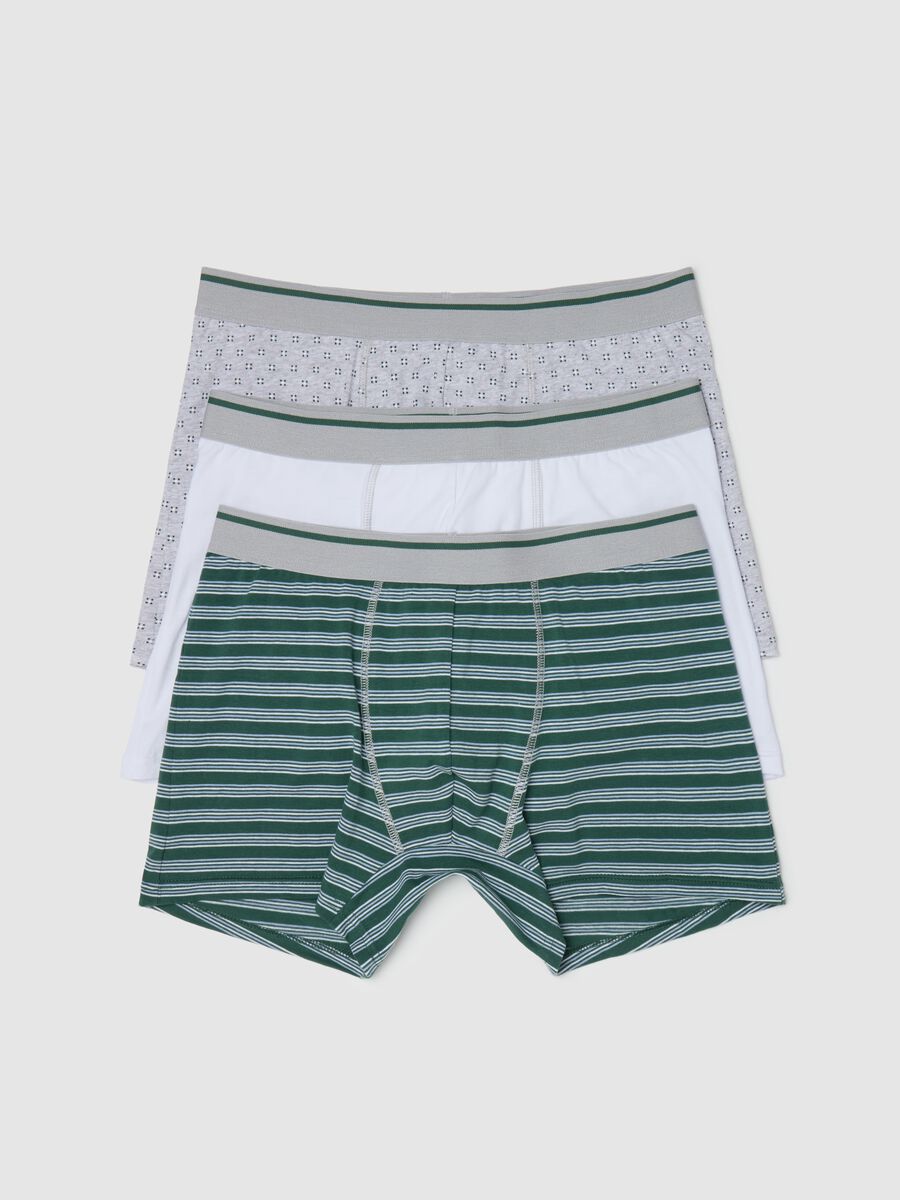 Three-pack midi boxer shorts with striped trim_4