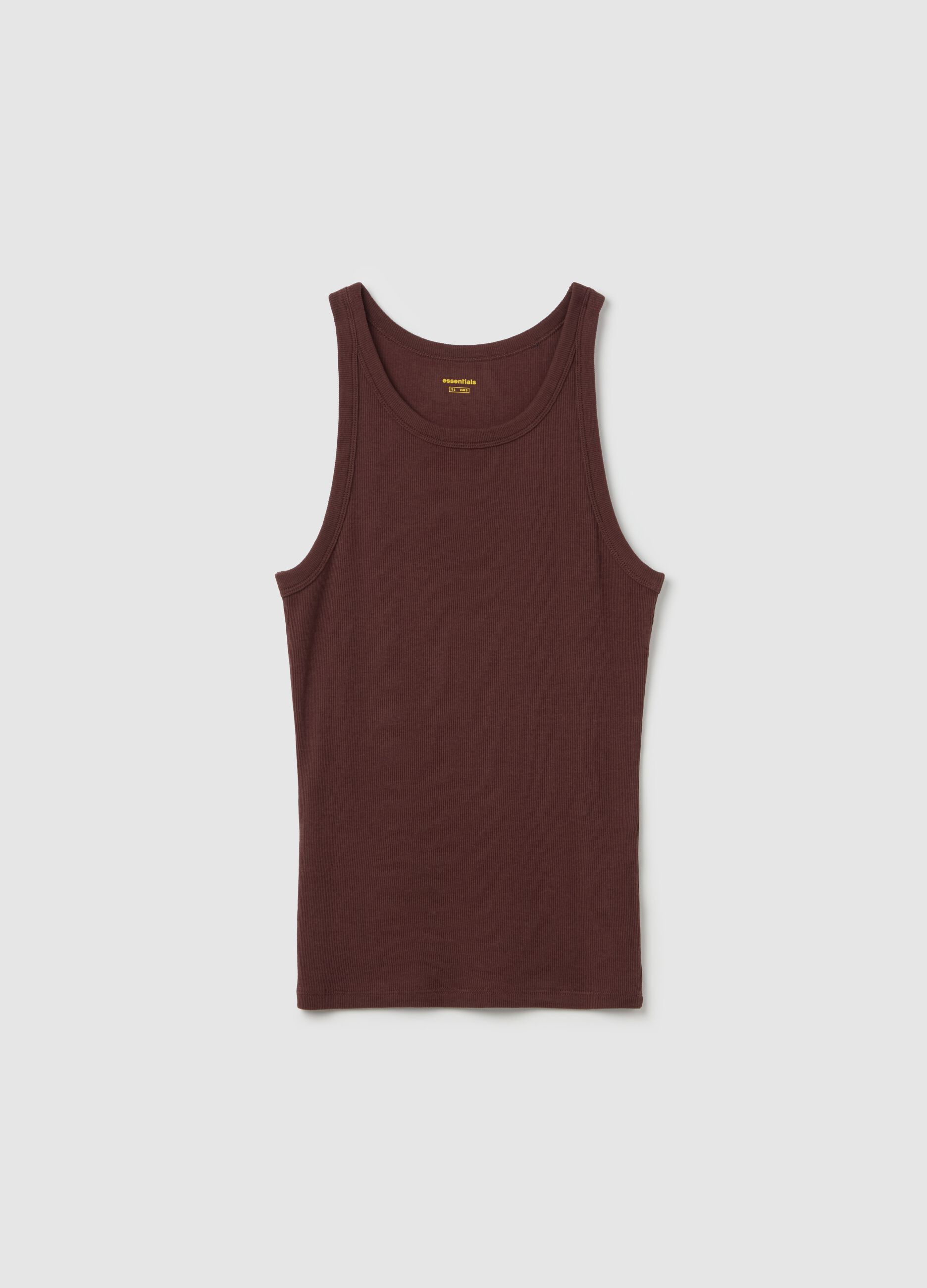 Ribbed tank top