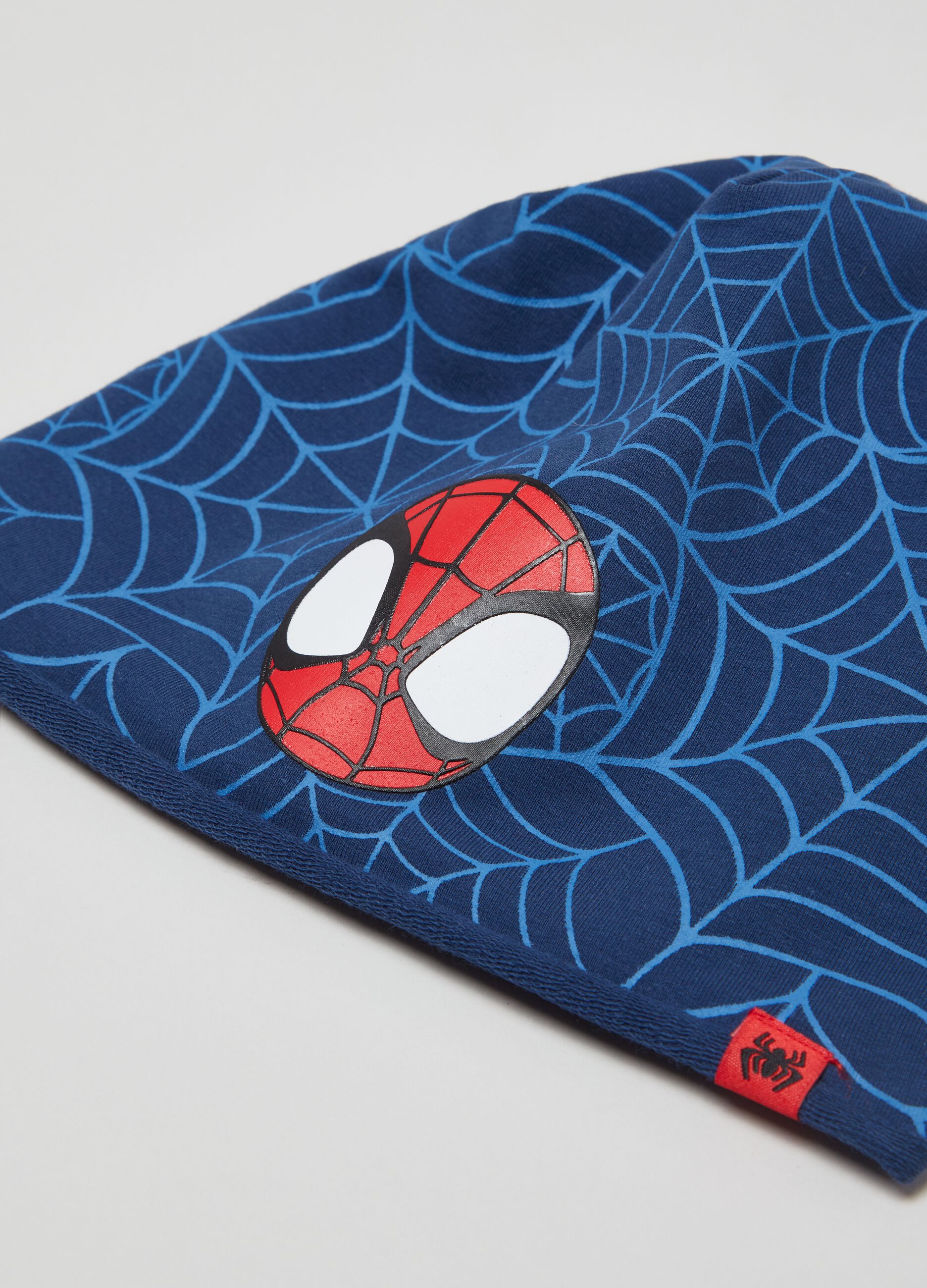 Berretto in French Terry stampa Spidey_1