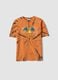Orange pure cotton Pok&eacute;mon printed T-shirt for boys_3
