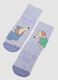 2-pack of girls&rsquo; organic stretch cotton non-slip socks_2