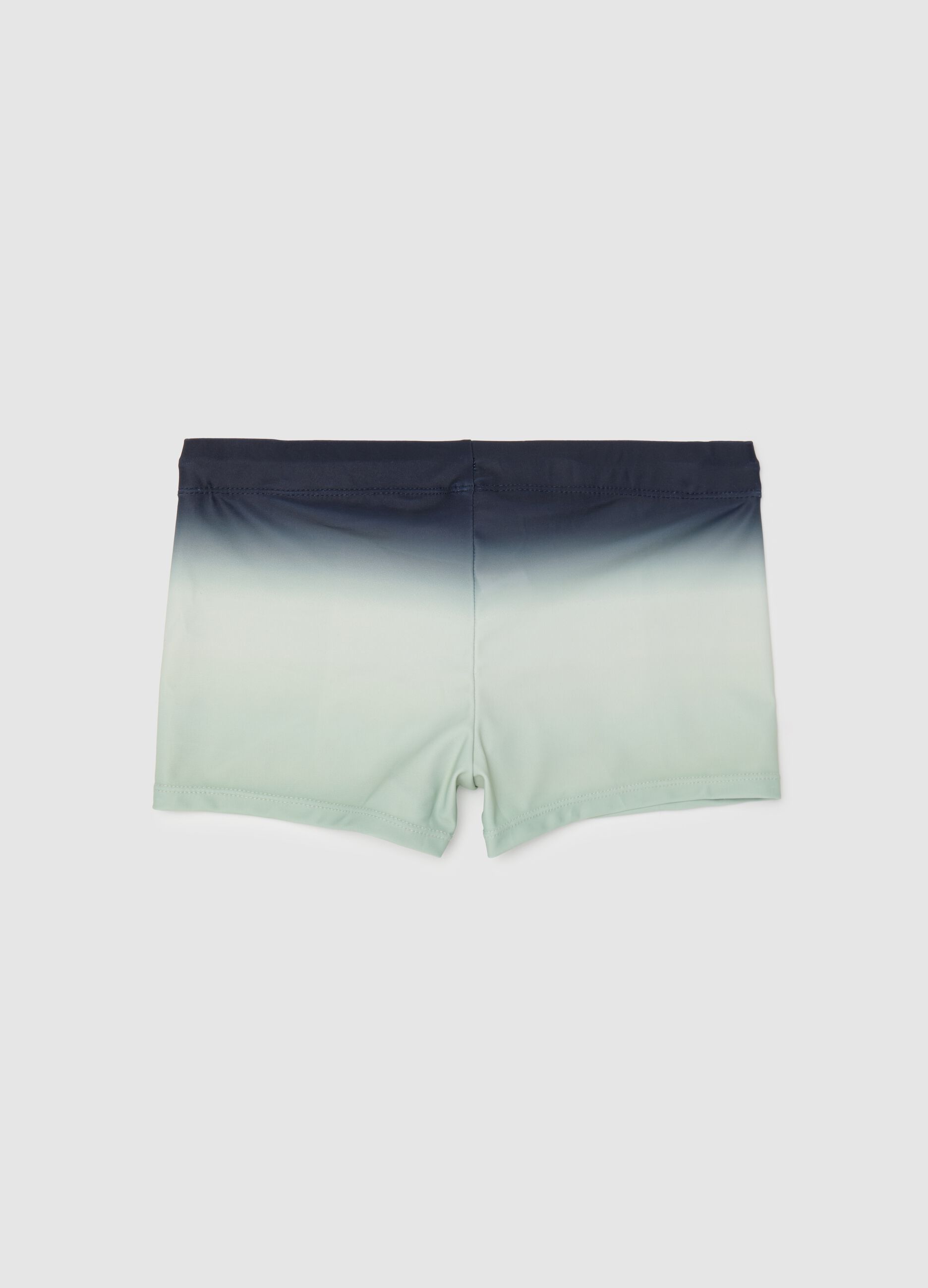 Multicolour Stretch Fabric Boys' Swim Briefs