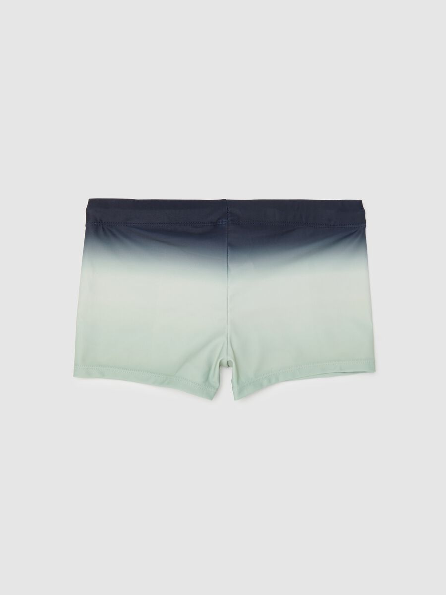 Multicolour Stretch Fabric Boys' Swim Briefs_1