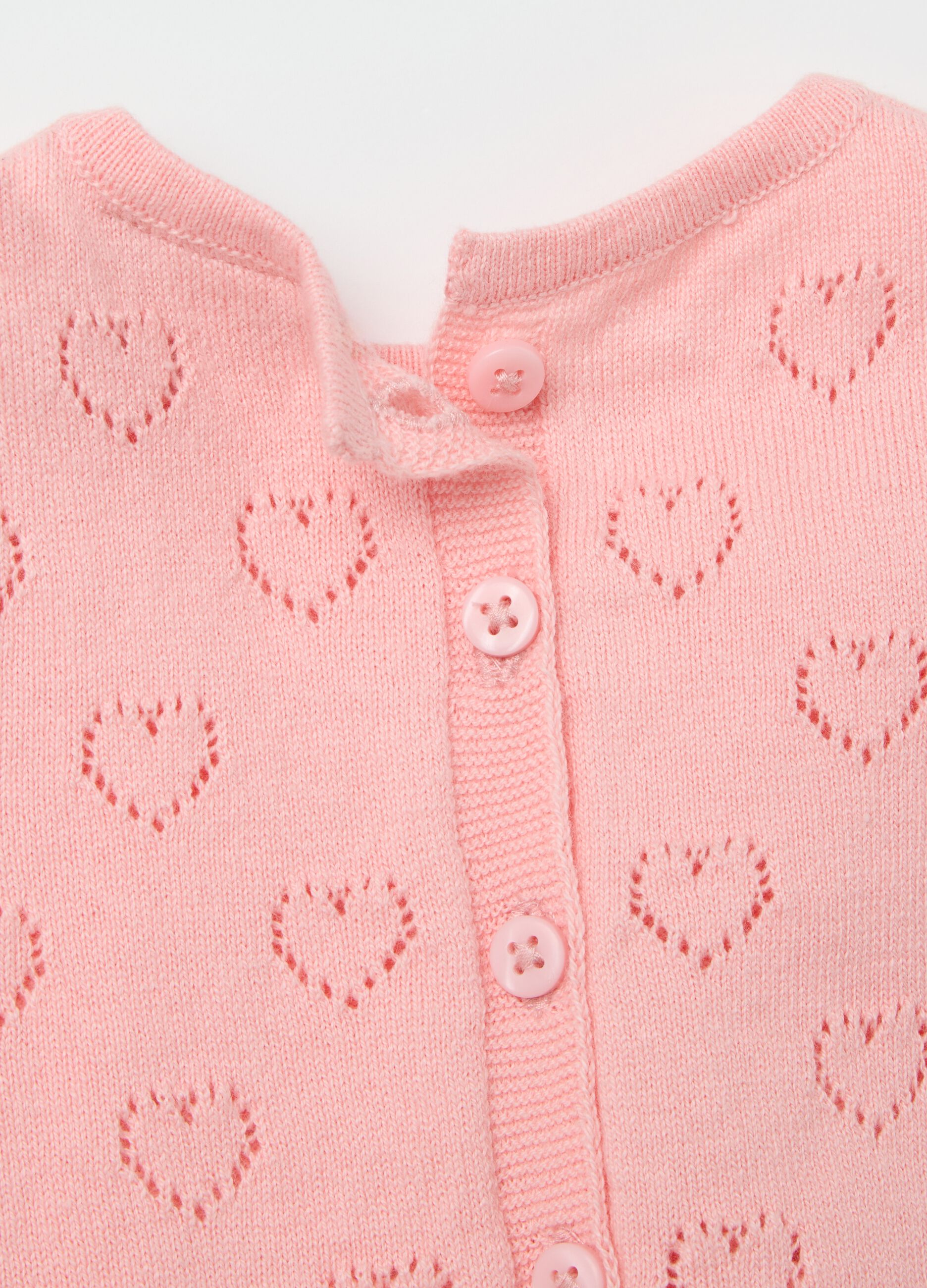 Baby girl pink set in pure cotton