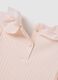 Girl's pink stretch cotton blouse regular fit_3