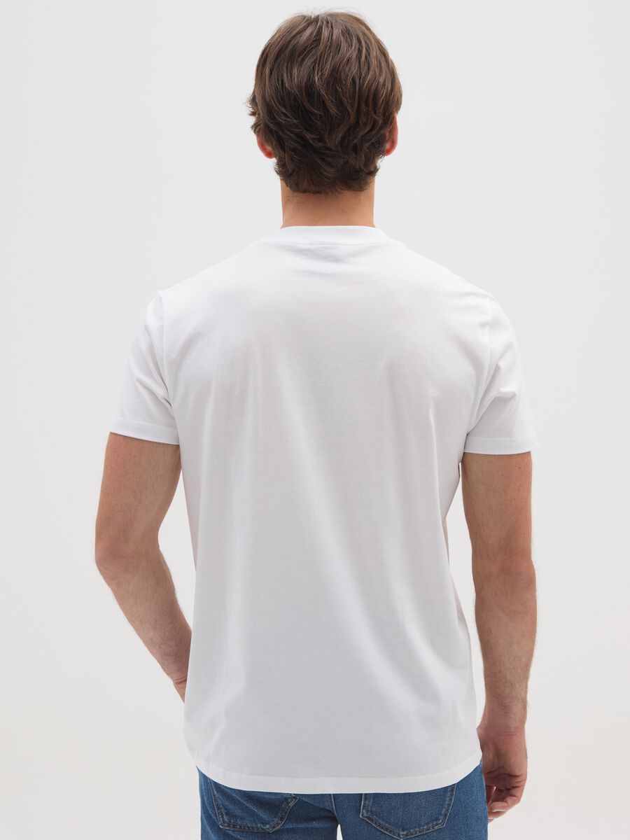 White pure cotton T-shirt with Hard Rock Cafe print_2