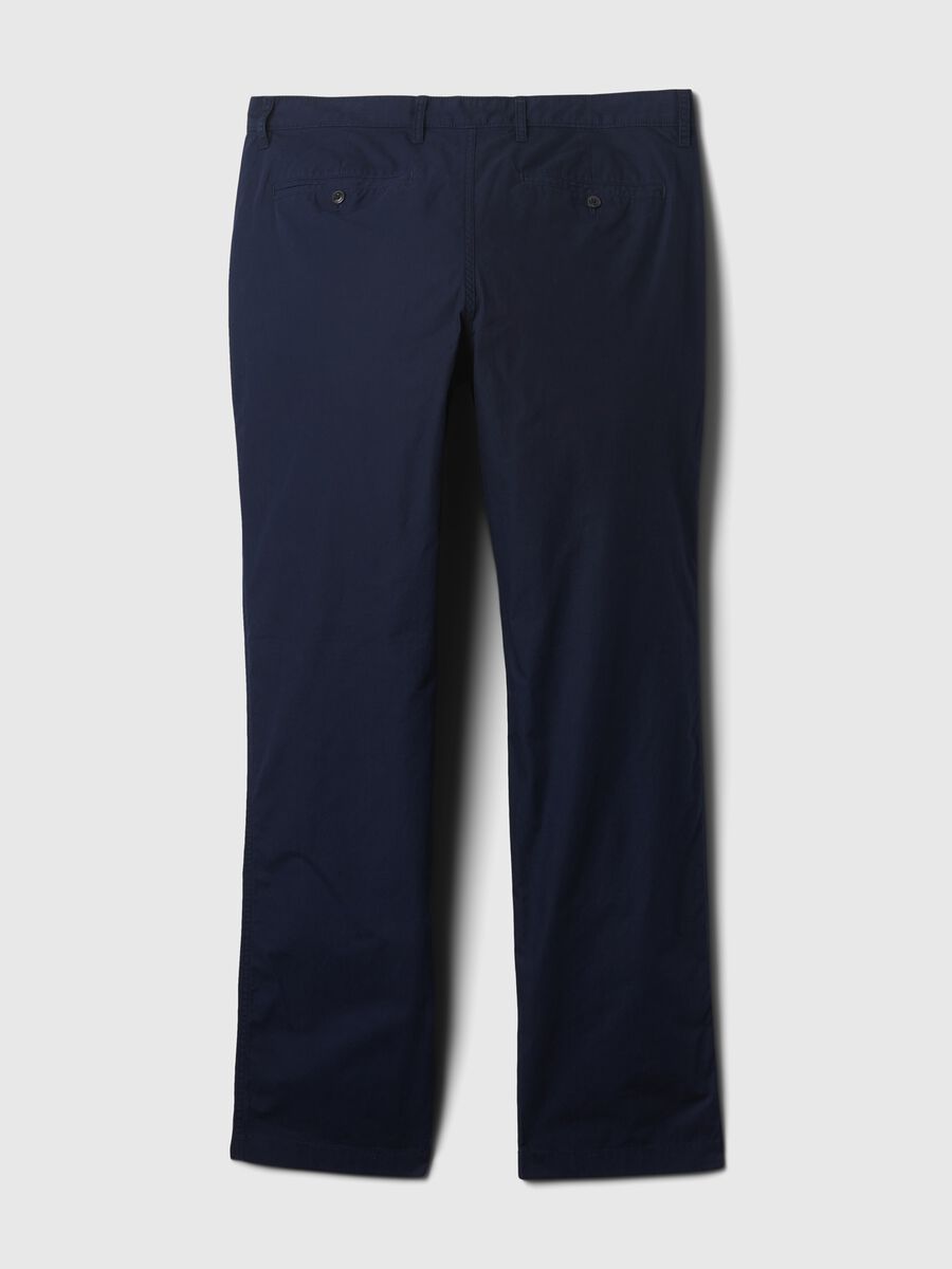 Chino trousers in poplin_5