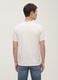 White pure cotton crew-neck T-shirt, relaxed fit_2