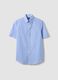 Light blue short-sleeve button-down shirt_4