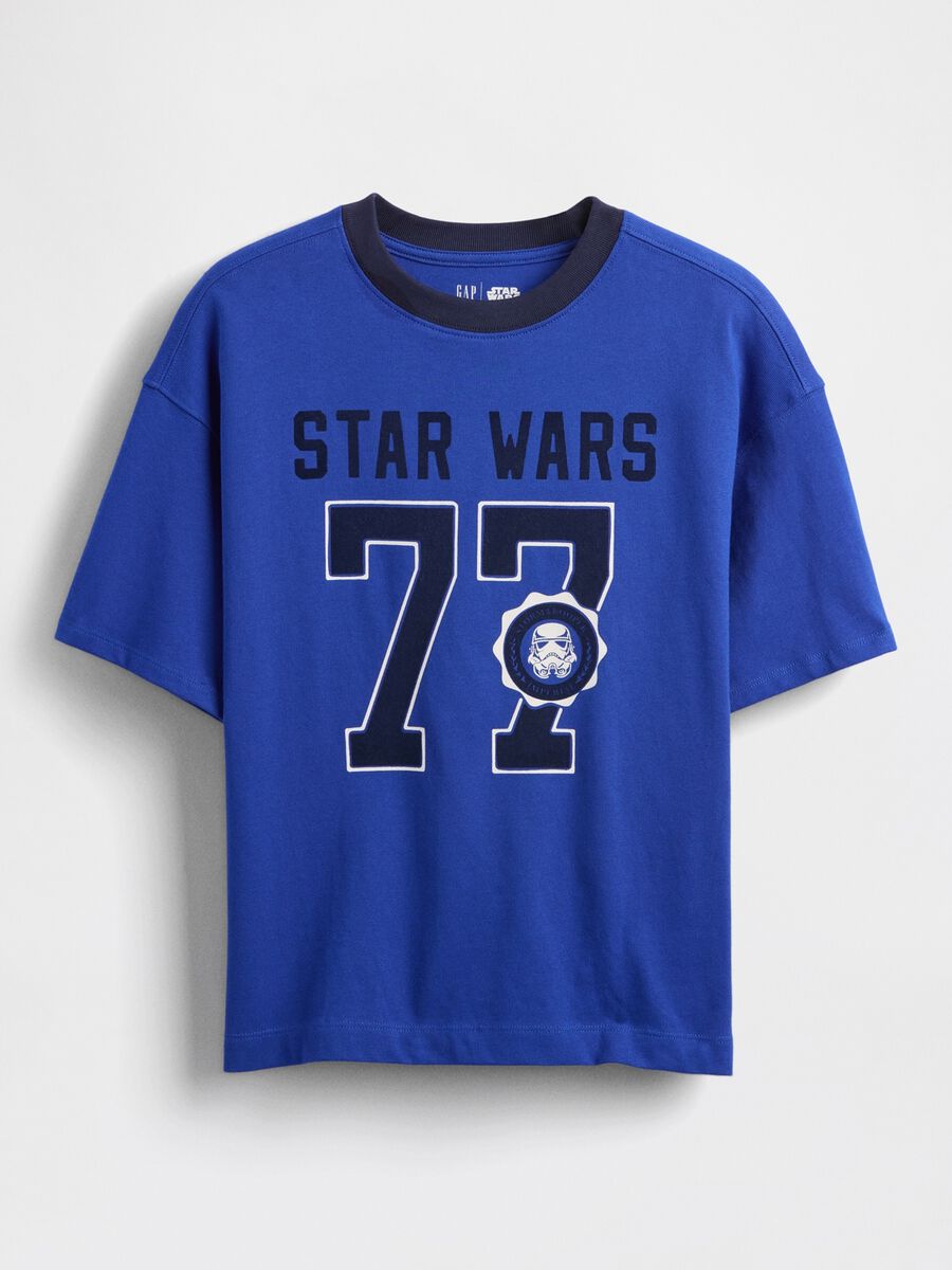 Blue Cotton T-Shirt for Boys_0