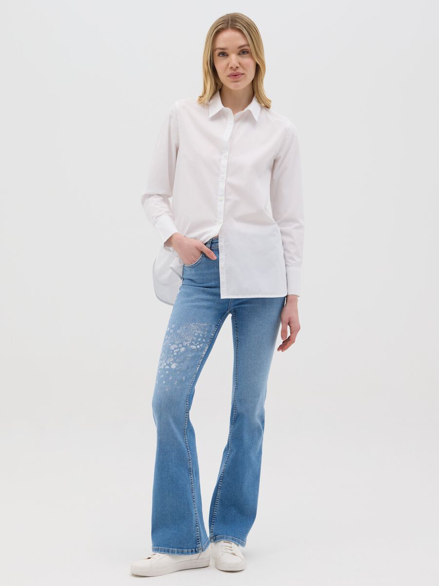 Flare-fit stretch jeans_0