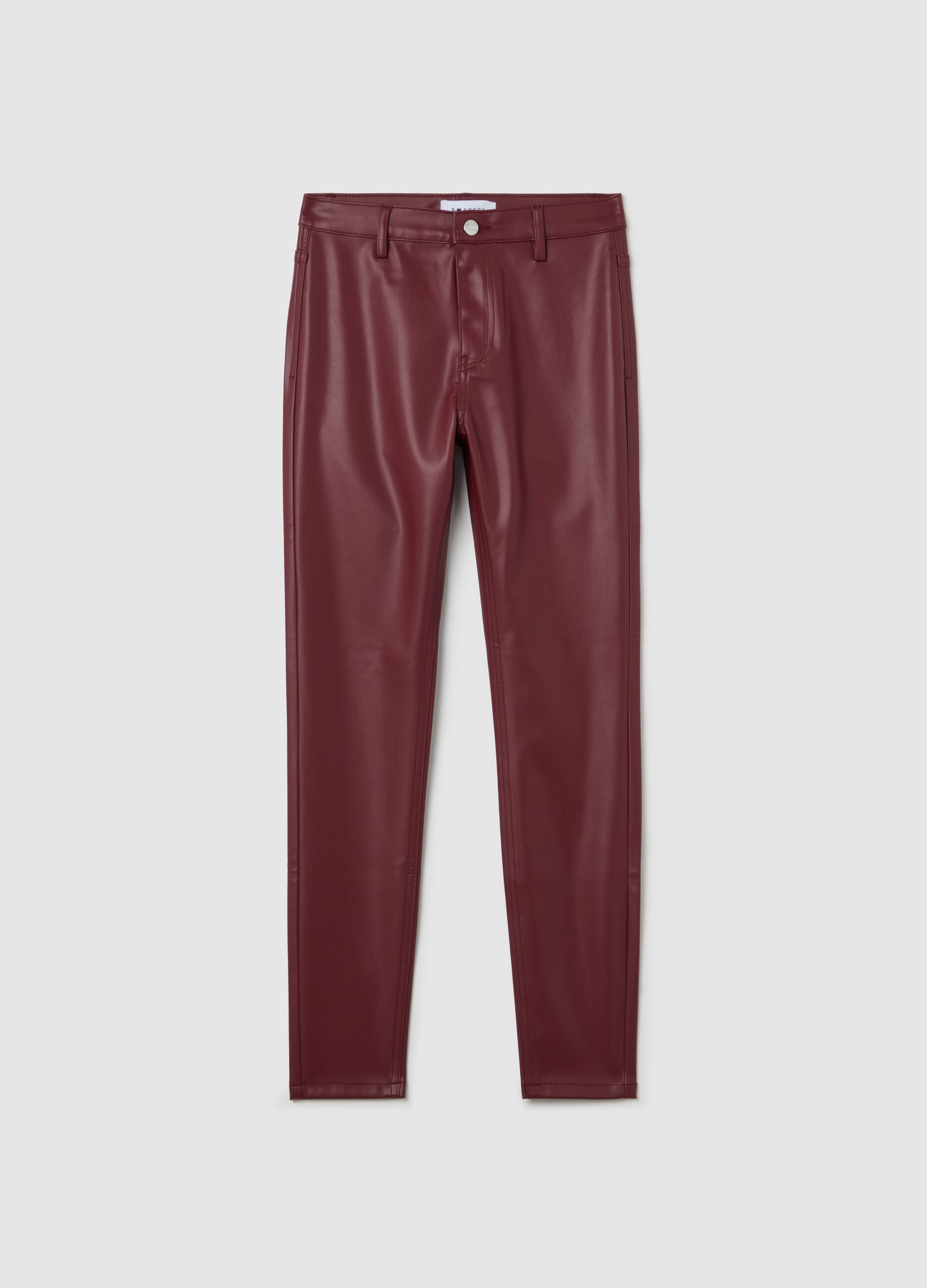 B.ANGEL X THE SEA BEYOND glossy-effect trousers