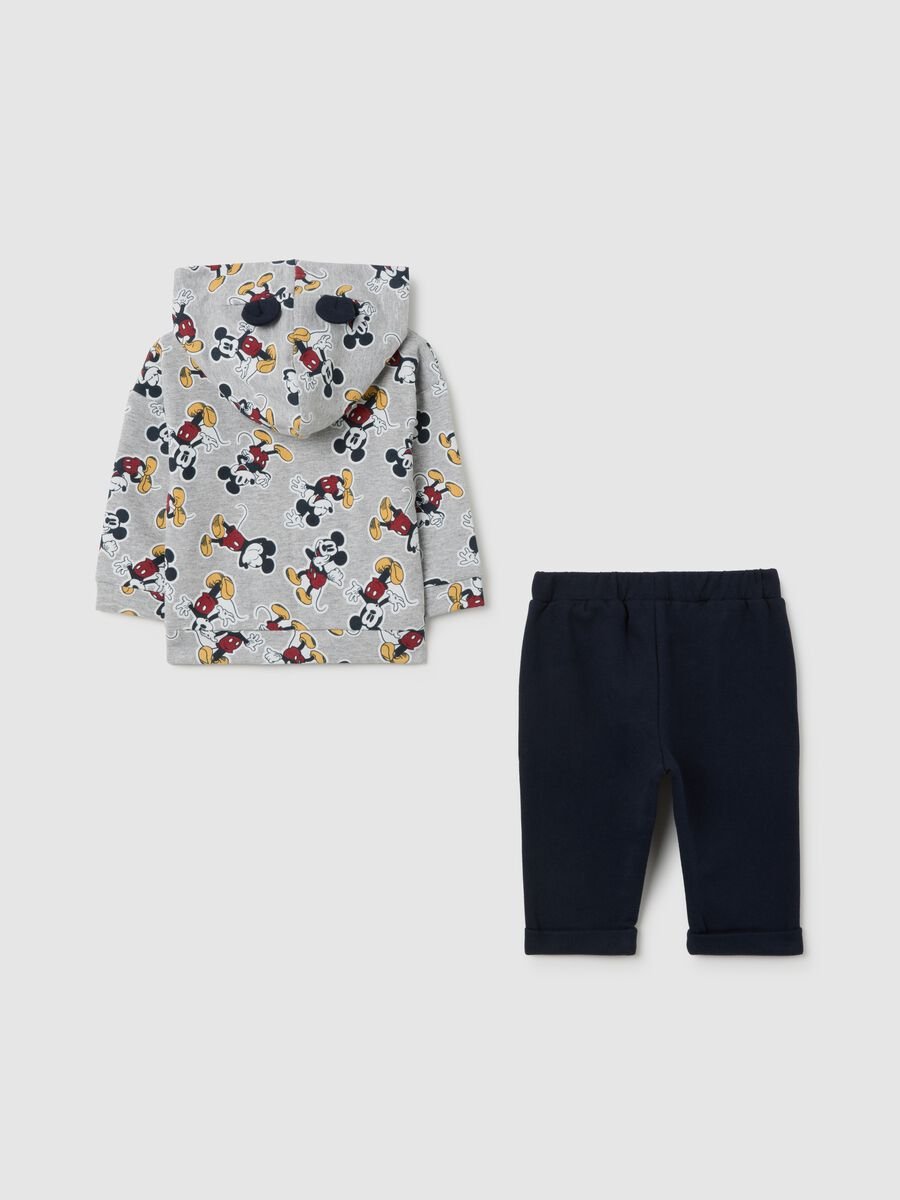 Multicolour pure cotton baby set with Mickey Mouse print_1
