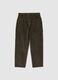 Black pure cotton baggy trousers_4