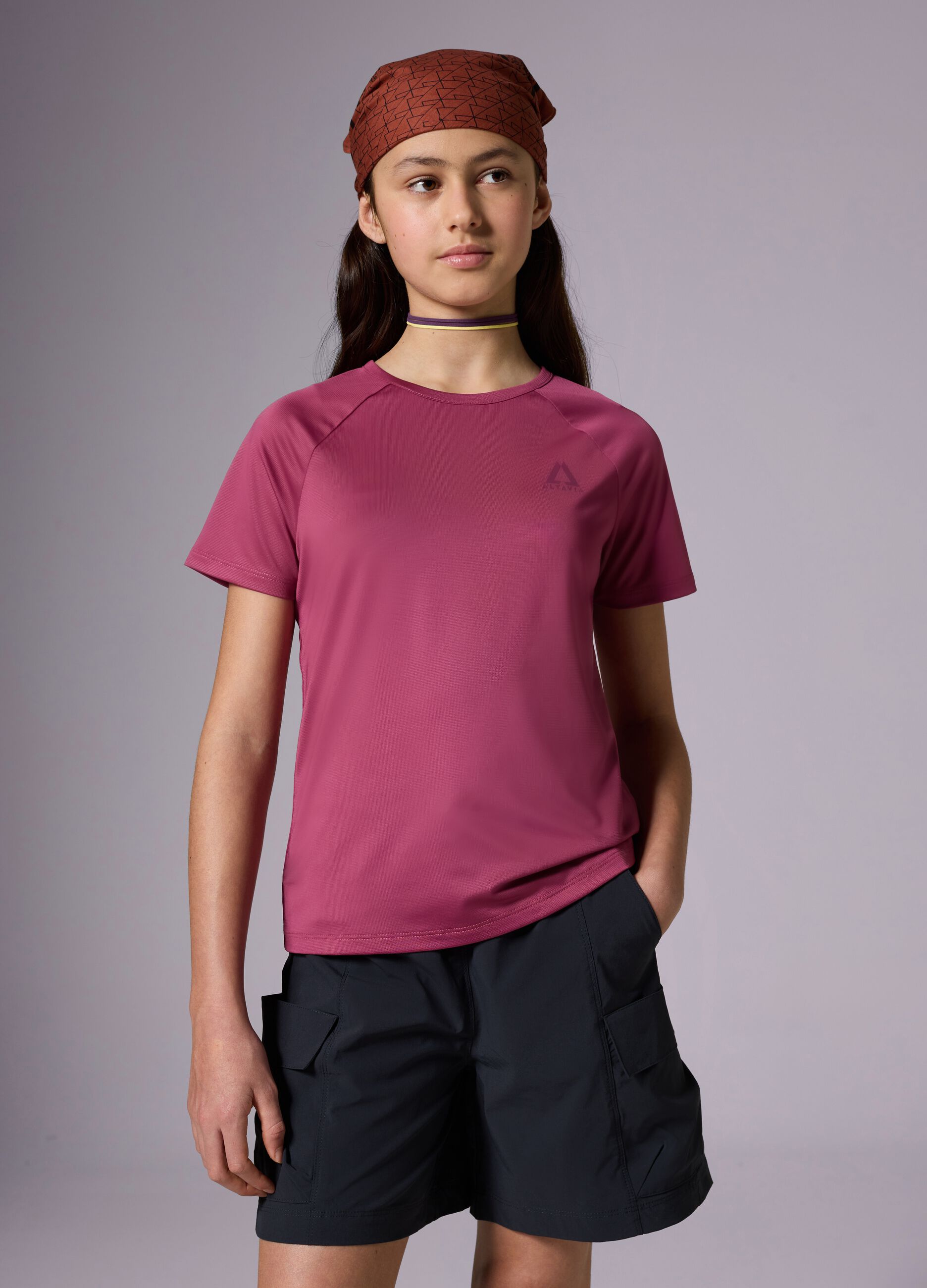 ALTAVIA WITH DEBORAH COMPAGNONI T-shirt in technical fabric