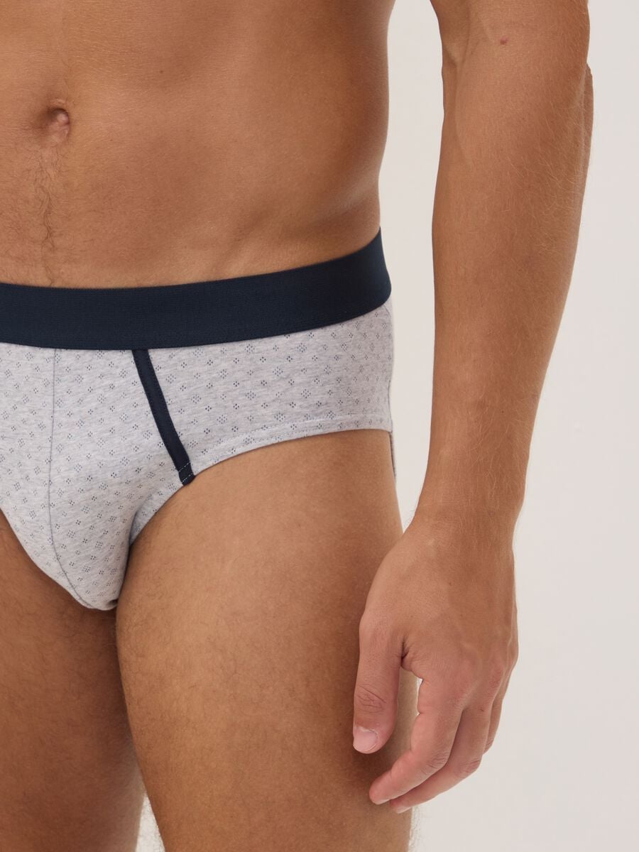 Multipack di cinque slip multicolor in cotone organico elasticizzato_2