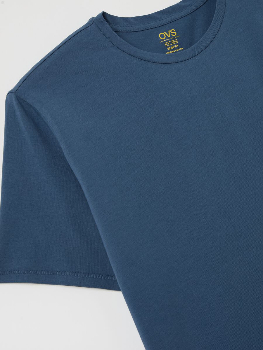 Slim-fit T-shirt in organic cotton_1