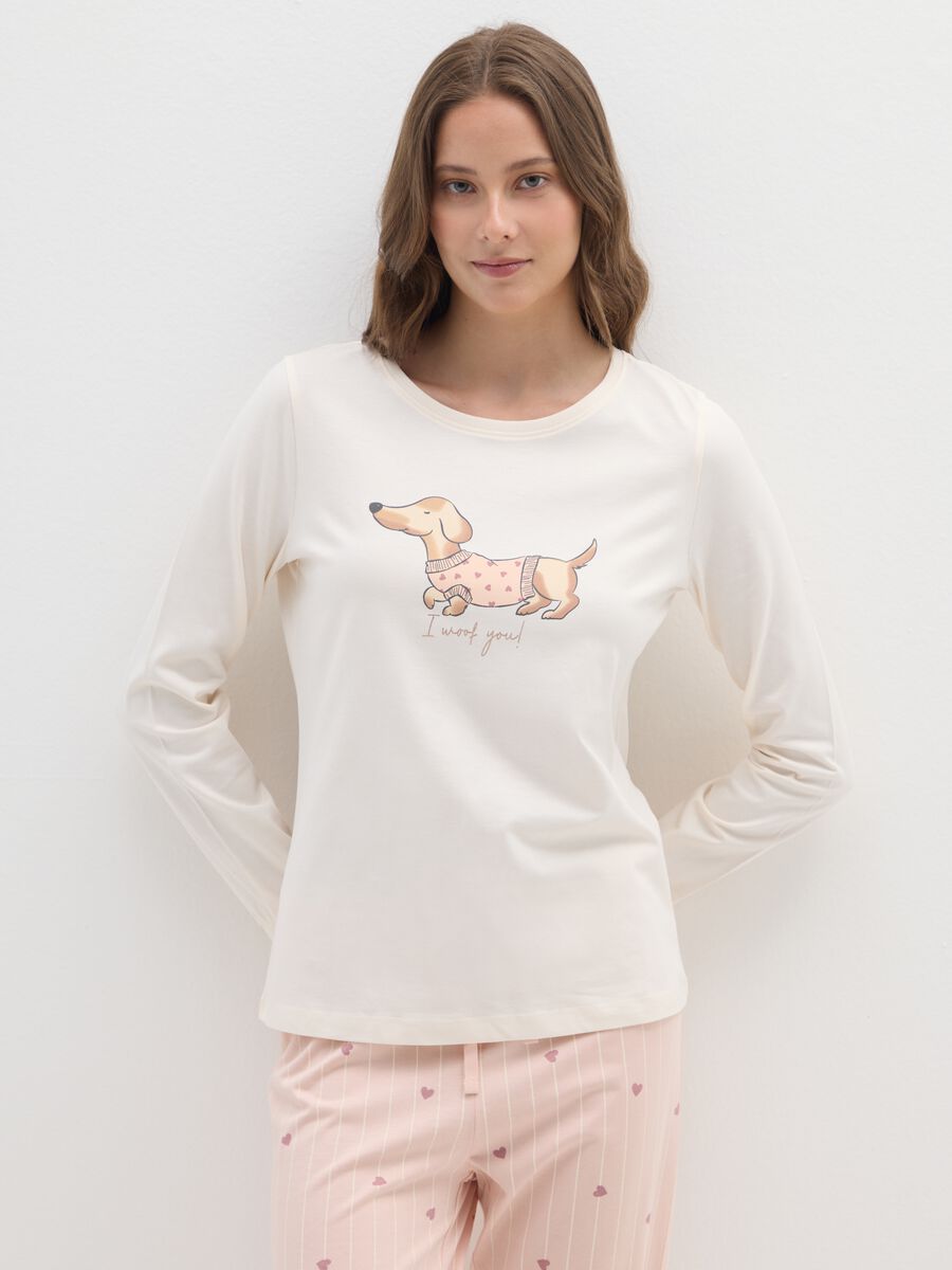 Pigiama in puro cotone multicolor regular fit_1