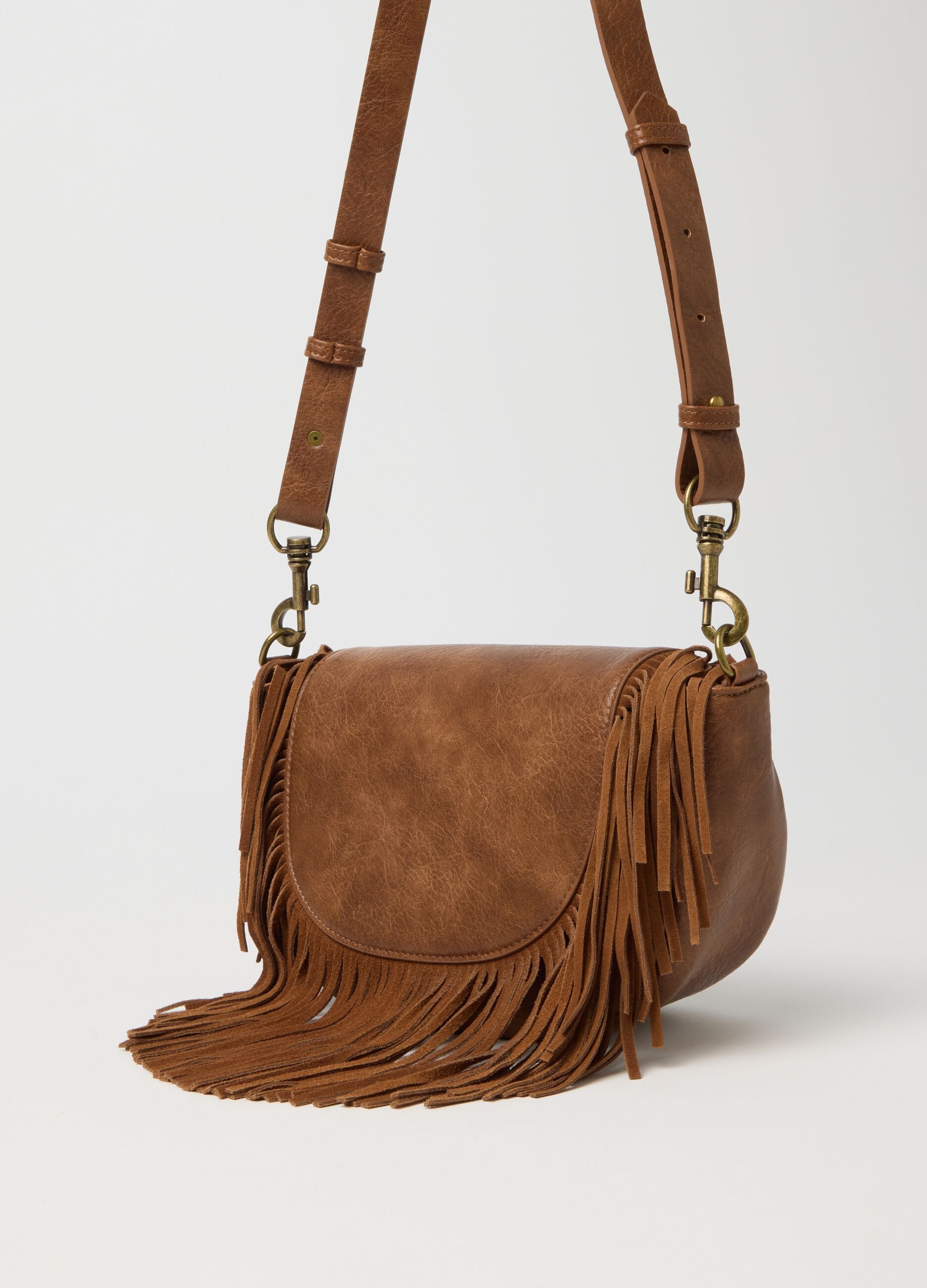 Brown Bag with Fringes