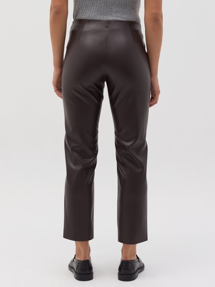 Leggings cropped effetto lucido_3