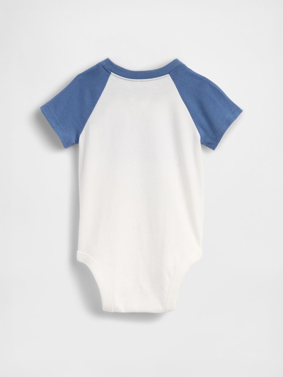 Pure cotton bodysuit with logo_1