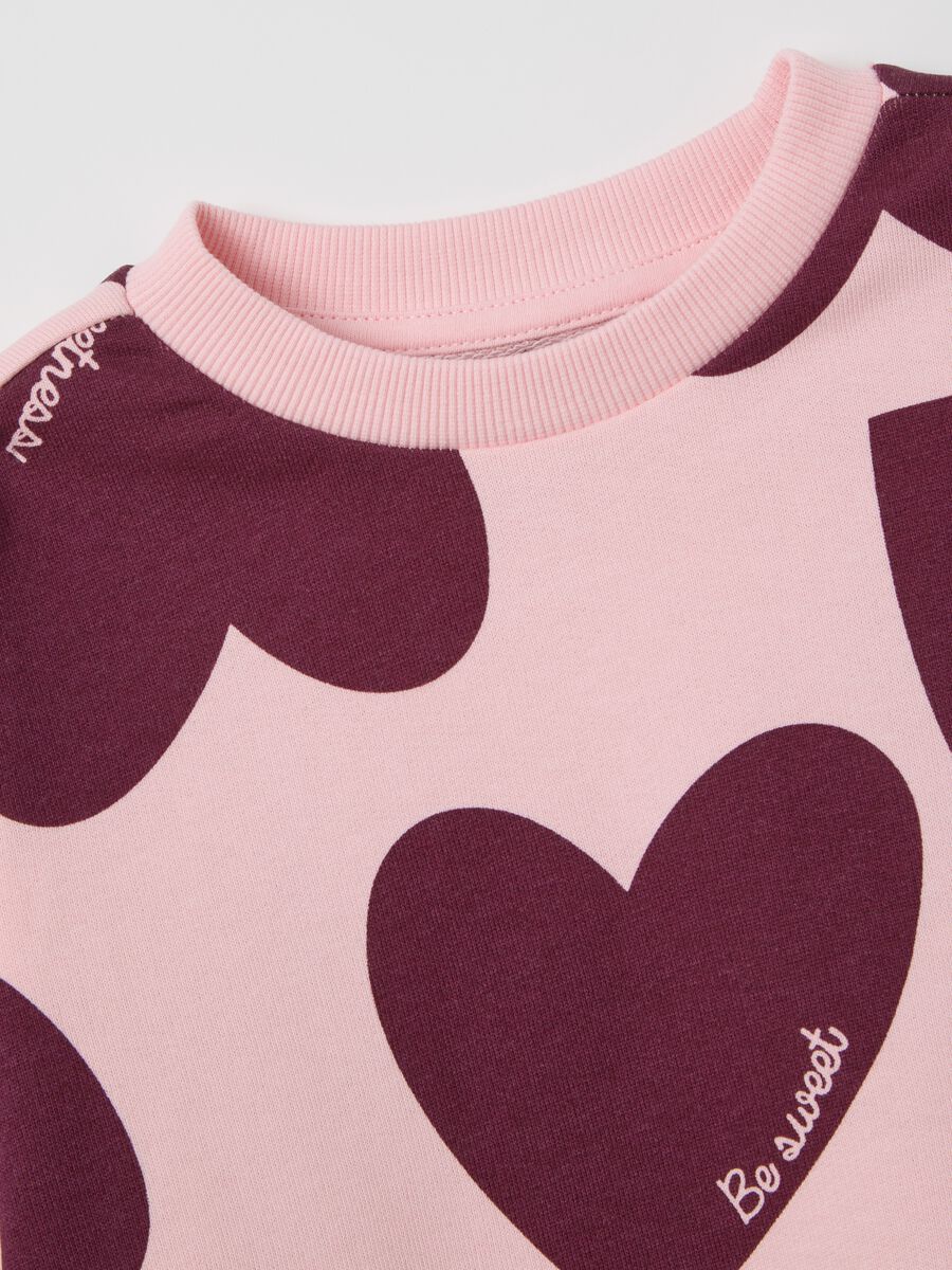 Pink set with cotton hearts_2