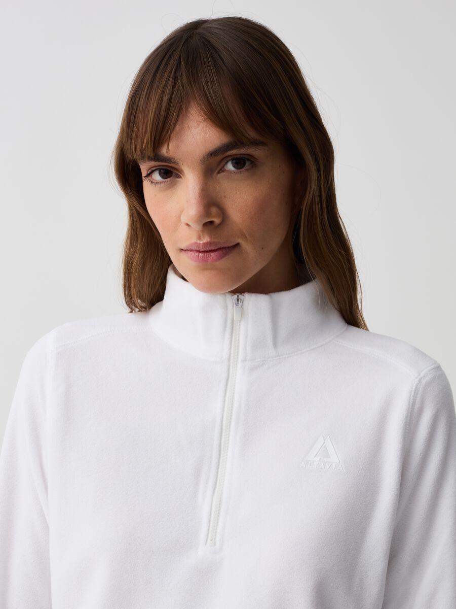Dolcevita half-zip in micropile Altavia by Deborah Compagnoni_0