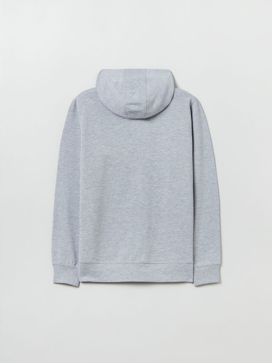 Full-zip in French Terry con cappuccio_1