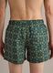 Green patterned swim shorts with elasticated waist_3