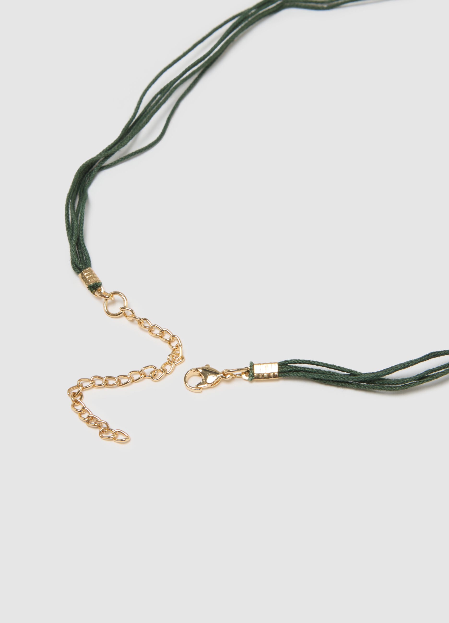 Collana da donna in zinc multicolor con pendenti
