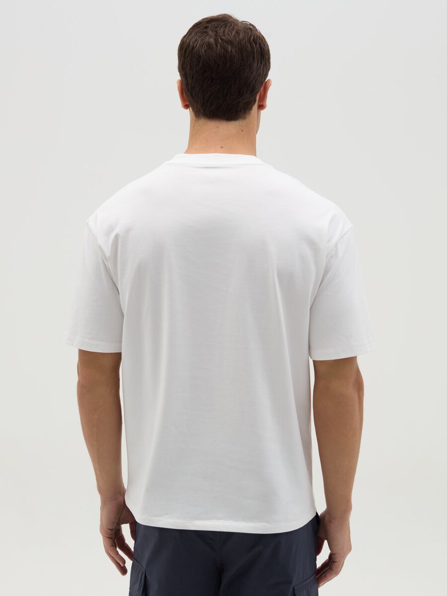 Solid colour T-shirt in organic cotton_3